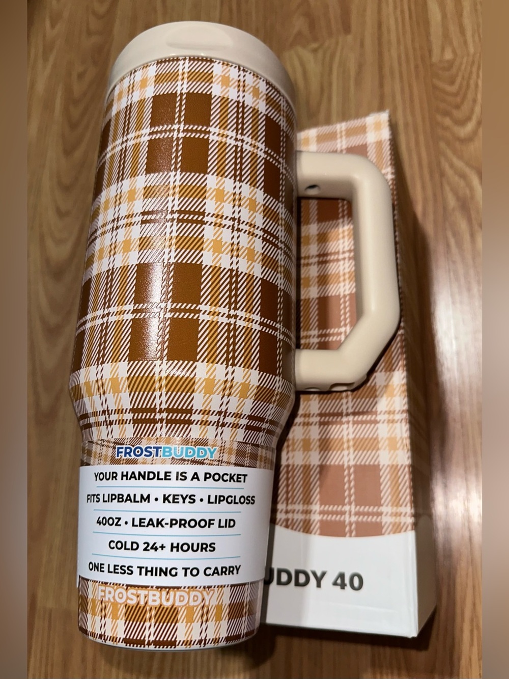 Frost Buddy Pumpkin Patch Plaid Thicc Buddy
